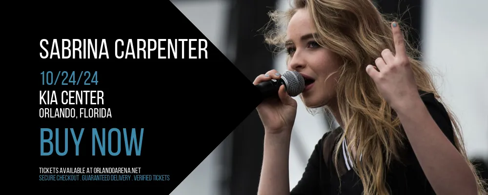 Sabrina Carpenter at Kia Center